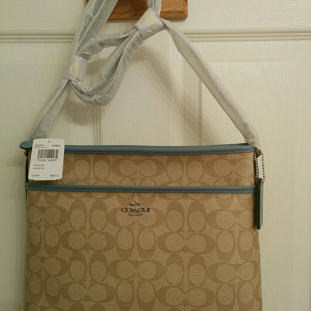 Coach file bag